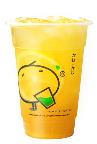 ชาเขียวน้ำผึ้งเลมอน (กลาง)